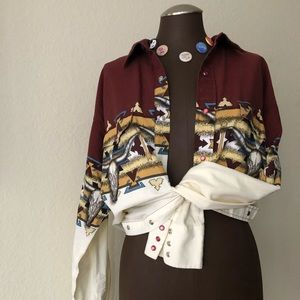 Pink buttoned cowboy 🤠